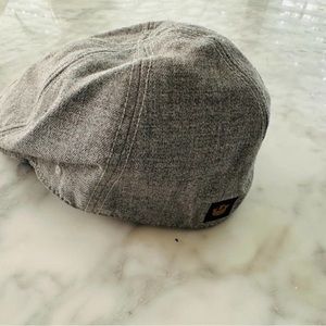 Goorin Brothers Grey Driving Cap Large Newsboy Flat Cap NEW Never Worn